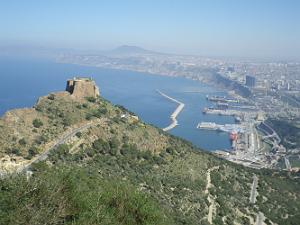 1635 le fort et le port d'oran 